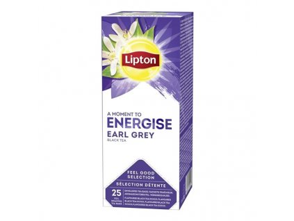 Černý čaj Lipton, různé příchutě (Gramáž 25 x 1,8 g, příchuť Earl grey)