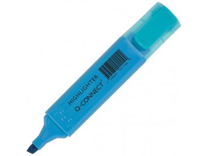 Zvýrazňovač Q-Connect, různé barvy (Barva Modrý)