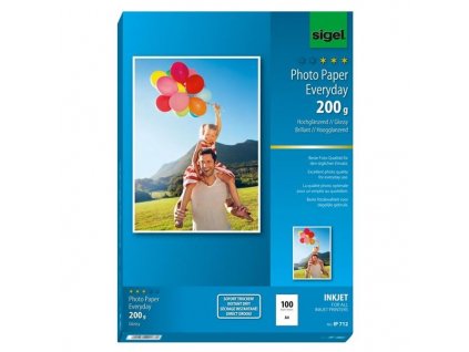 Fotopapír Sigel A4, 200g/m2, lesklý, různý počet listů (Počet kusů 20 listů)