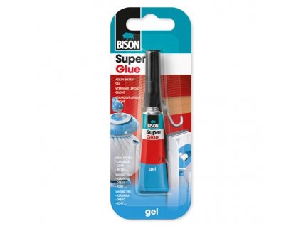 Vteřinové lepidlo BISON Super Glue, více druhů, 2 g (Konzistence gel)