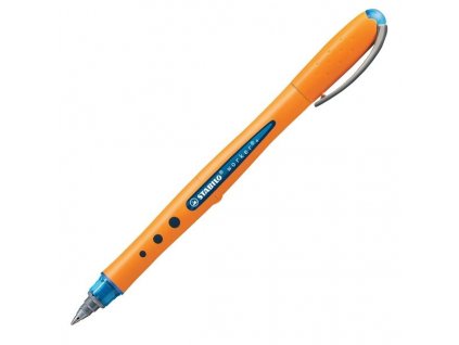 Gelový roller s víčkem STABILO Worker+, oranžový (Barva Modrý)