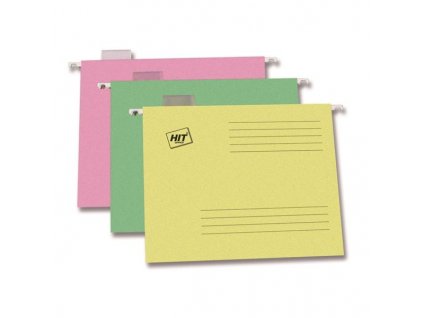 Závěsné papír. desky HIT Office A4, zelené, 25 ks (Barva Modrá)