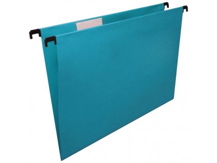 Závěsné papírové desky, 25 ks, různé barvy (Barva Modrá)