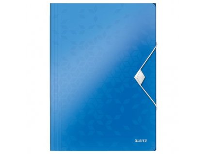 Desky s chlopněmi Leitz WOW A4, různé barvy (Barva led. modrá, Formát A4)