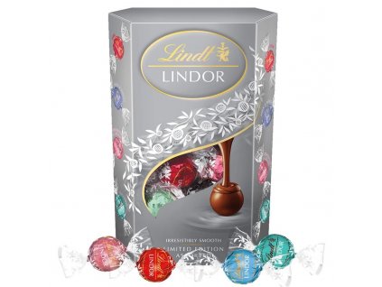 177 678 Čokoládové pralinky Lindor Silver mix