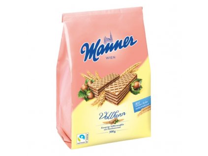 178 107 Oplatky Manner Vollkorn liskooříškové, 300 g