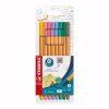 Liner STABILO point 88 Pastellove, sada 12 barev