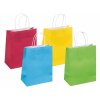 Papírová taška 18×23×10 cm mix barev 1 ks