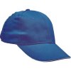 Bavlněná tmavě modrá baseballová kšiltovka bez potisku s kovovou sponou