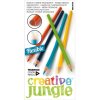 Pastelky Creative Jungle – ohebné, 12 barev