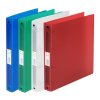 Čtyřkroužkový pořadač A4 transparentní Q-Connect – 3.5 cm_mix barev