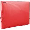 Box na spisy DONAU - A4, plastový, různé barvy (Barva Transparentní červená)