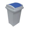 Odpadkový koš na tříděný odpad, 50 l, různé barvy víka (Barva víka Modré)