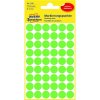 Kulaté etikety Avery, bílé, průměr 12 mm, 270 ks (Barva Zelená)