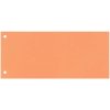 Papírové rozlišovače Q-Connect 105 × 240 mm _barva_oranžová__100 kusů