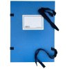 Desky s tkanicí a štítkem HIT Office,A4,modré,1 ks (Barva Modrá)
