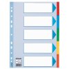Papírové rozlišovače A4 Esselte_5 barev