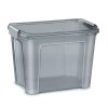 Plastová krabice Shadow-recykl.materiál,šedá, různý objem (Objem 13 l)
