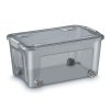 Plastová krabice Shadow-recykl.materiál,šedá, různý objem (Objem 13 l)