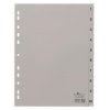 Plastový rozlišovač Durable - A4, šedý, různý počet listů (Počet listů 1-10)
