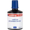 Náhradní permanentní inkoust Edding T100, 100 ml, různé barvy (Barva Modrá)