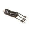 Nabíjecí kabel Gembird - 3v1, 1 m, různé barvy