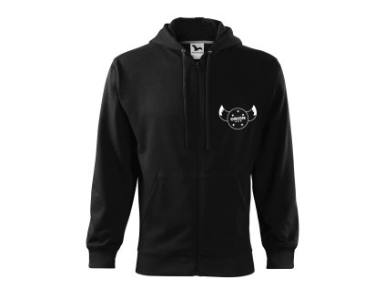 Mikina se zipem a výšivkou