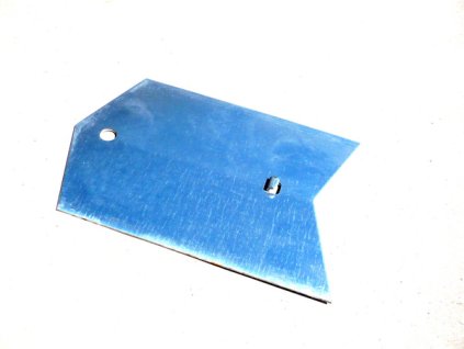 Kotevná doska na radový stĺpik - ROVNÁ