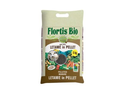 Kravský a konský granulovaný hnoj 5 kg (Flortis)