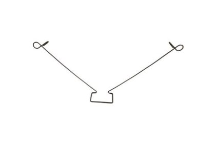 Nerezová pružina dvojdrôtia WINZOR ( balenie 100 ks)