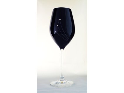 Poháre EXCLUSIVE BLACK SWAROVSKI 360 ml (2ks)