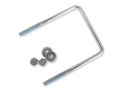 Spona "U" pre koncové stĺpiky M6 90x125 mm