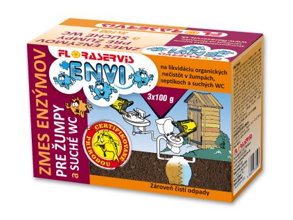 Zmes enzýmov pre žumpy a suché WC 3x 100 g