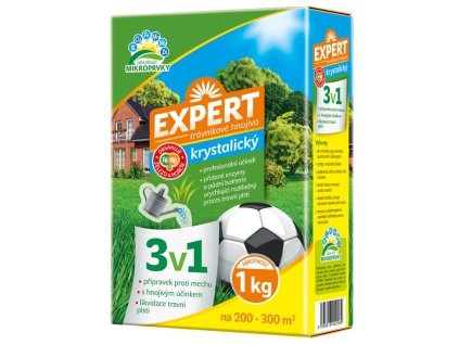 EXPERT kryštalické trávnikové hnojivo 3v1 1 kg
