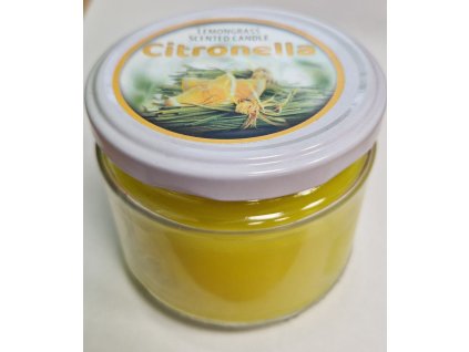 SVIEČKA - Citronela 170 g (pohár sklo)