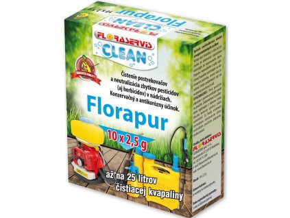 FLORAPUR - čistič na postrekovače (10 x 2,5g)