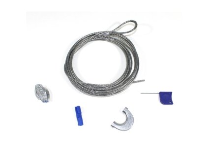 Gripple GPAK Plus W, veľ. 3 - kotevné lano 3 mm × 4,5 m s GP strednou pre drevené stĺpiky