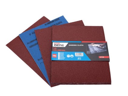 Plátno smirkové 230x280mm P40 10ks