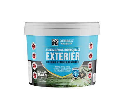 Jednoslozkova hydroizolace EXTERIER debbex by den braven web 2025
