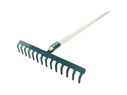 toptrade hrabe standard s drevenou nasadou 12 zubu