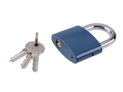Zámek visací FESTA modrý 63mm