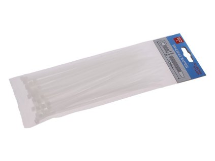 Pásky vázací 200x3.6mm 50ks bílá