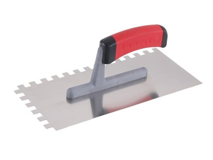 Hladítko FESTA nerez gumová rukojeť 280x130mm zub e10