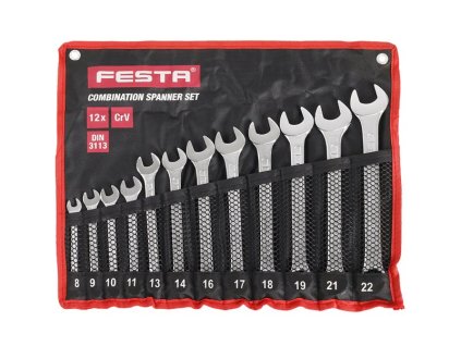 Sada očkoploché klíče FESTA CrV12ks 8-22mm