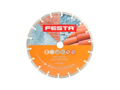 Kotouč diamantový FESTA segment 230x2.6x22.2mm