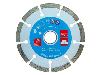 121111 Kotouc diamantovy segment 115 x 22 2 mm DIAMANT 0z