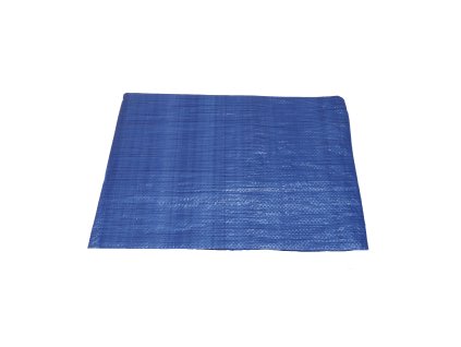 toptrade plachta kryci modra s kovovymi oky 4 x 6 m standard plus