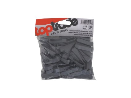 toptrade klinky sparovaci plastove velke 100 ks 0 10 mm