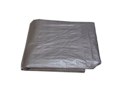 toptrade plachta kryci stribrna s kovovymi oky 4 x 6 m 100 g m2