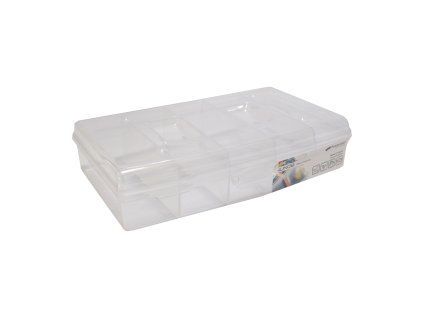 organizer plastovy nun prepazkovy system pruhledny 198 x 117 x 45 mm